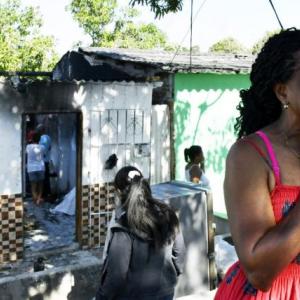 Lourdes Polo, familiar de los afectados del incendio en Nueva Colombia.