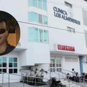 La imagen del joven y el centro asistencial en el que falleció