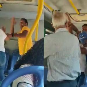 El hecho quedó grabado por cámaras aficionadas que estuvieron presentes en el lugar de los hechos.