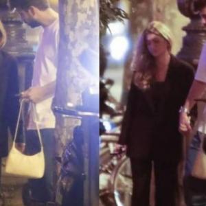 Piqué y Clara Chía vistos por un paparazzi.