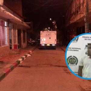 La cuadra donde fue cometido el crimen