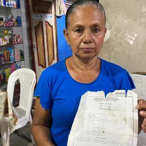 sus padres no la registraron y desde entonces empezó la travesía por lograr una identificación.