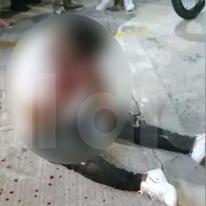 Los segundos posteriores a su agresión quedaron registrados en video