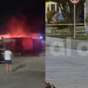 Imágenes del video de la quema / lugar del asesinato. 