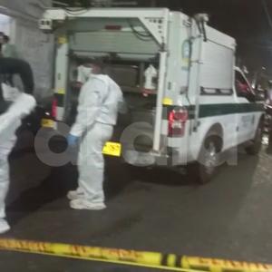 Aspecto de la escena del crimen