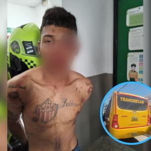 Capturado con agentes. 