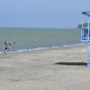 La playa donde fue encontrado el cuerpo sin vida