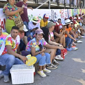 Varias personas invadieron el Cumbiódromo durante los días de celebración