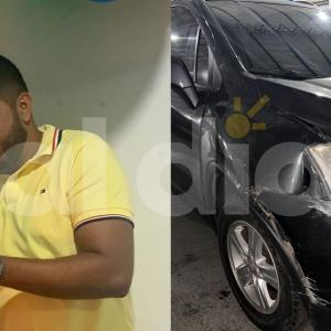 Víctima / Carro que porvocó el accidente. 