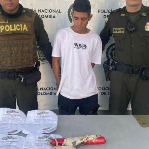 El sujeto quedó a disposición de la autoridad competente