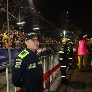 Agente de Policía en la Guacherna. 