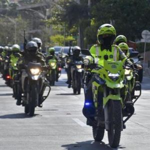 El Jefe del Gaula de Policía inspeccionó el Centro y se reunió con gremios. 