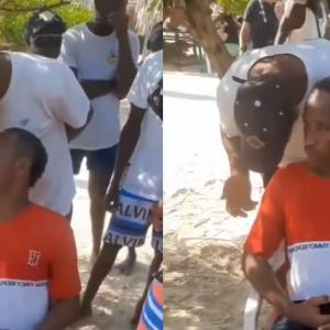 La actuación del sujeto quedó registrada en video. 