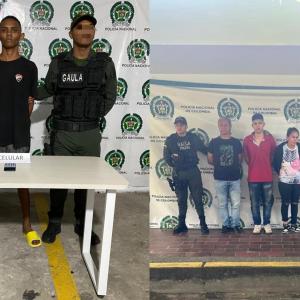 Las capturas se realizaron en dos lugares diferentes, una de ellas, fuera del departamento. 