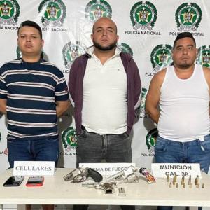  Andrés Grau Jiménez, Mauro Álvarez Giraldo y Jesús Polo Samper, fueron capturados en Barranquilla.