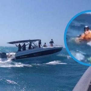 Imagen de referencia y de dos de los heridos