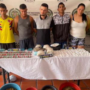 Los criminales quedaron a disposición de la Fiscalía General de la Nación