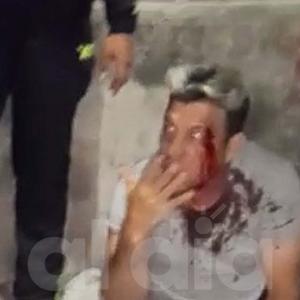 La agresión al sujeto quedó grabada en videos. 