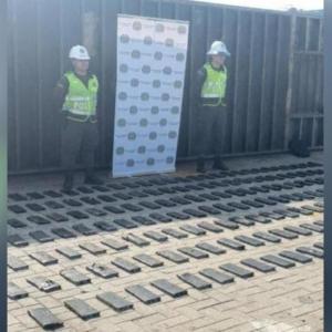 Droga incautada en el Puerto de Barranquilla. 