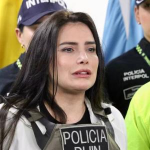 Aida Merlano el día de su extradición a Colombia desde Venezuela