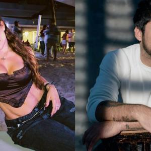 Andrea Valdiri a la izquierda y Lowe León a la derecha. 