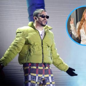 Bad Bunny utilizó las pantallas del escenario para mostrar a varios artistas. 