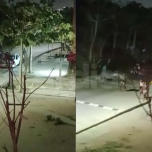 Momentos del enfrentamiento quedaron registrados en video