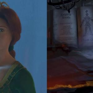 A la derecha, el aspecto de Fiona cuando era humana. A la izquierda la imagen que muestra el porqué de la teoría: una lista que daría la receta para cocinar carne humana. 