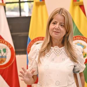 La gobernadora Elsa Noguera tuvo que ser intervenida de urgencia en horas de la noche de este martes. 