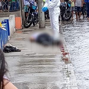 El sujeto fue asesinado en horas de la mañana de este lunes