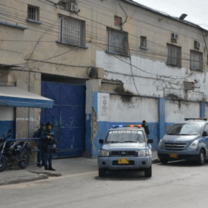 Aspecto de la Cárcel Modelo de Barranquilla.