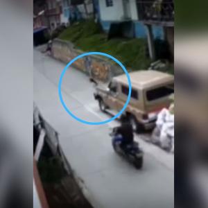 Imágenes del video no publicado por tratarse de una menor de edad. 