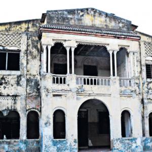 El castillo está en un estado deplorable en la actualidad. 