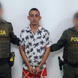 Capturado con agentes. 