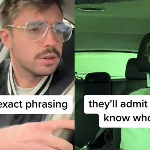 El joven tiktoker explica un truco