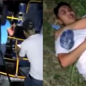 Aspecto de los afectados en horas de la mañana de este viernes 28 de abril