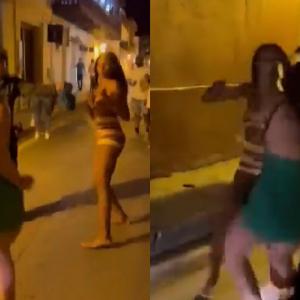 Aspecto del enfrentamiento entre ambas mujeres