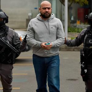 El coronel Benjamín Núñez tras su captura