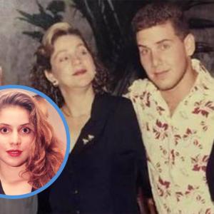 La familia de Nancy Mestre durante un evento social.