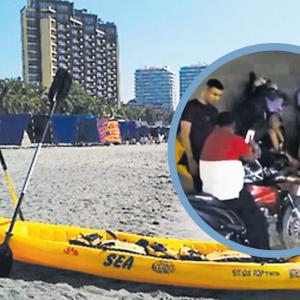 El sujeto departía con varios familiares en la playa de Bello Horizonte
