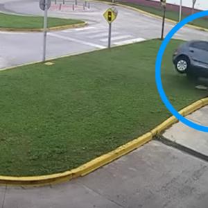 El hecho quedó registrado en cámaras de seguridad