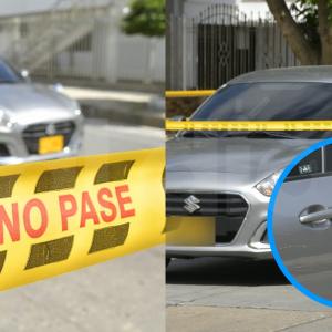 Sitio donde ocurrió el hecho criminal en el barrio Los Andes.