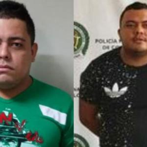 Alias Cachetes y alias JJ, en imágenes de registro judicial.