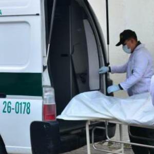 Aspecto del levantamiento de cadáver