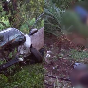 Aspecto del accidente y apariencia de la parte humana separada del cuerpo, censurada para proteger a lectores de sensibilidades