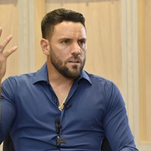 Sebastián Viera en conversación con AL DÍA. 