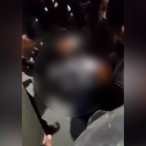 Aspecto de la escena del crimen