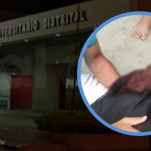 Imagen de referencia del joven hoy occiso al momento de la herida y del centro asistencial al que fue remitido