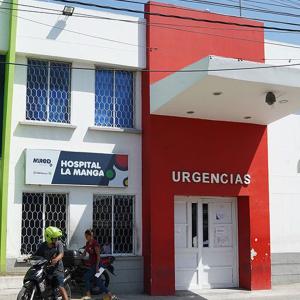 Imagen de contexto del hospital de La Manga, a donde fueron conducidos los heridos