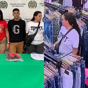 Los capturados por la Policía Metropolitana de Barranquilla